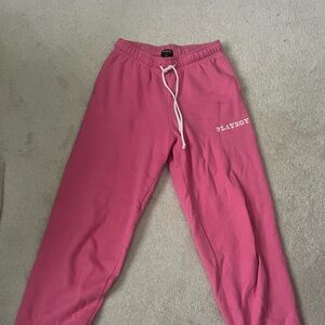 Playboy Pink Jogger Sweatpants